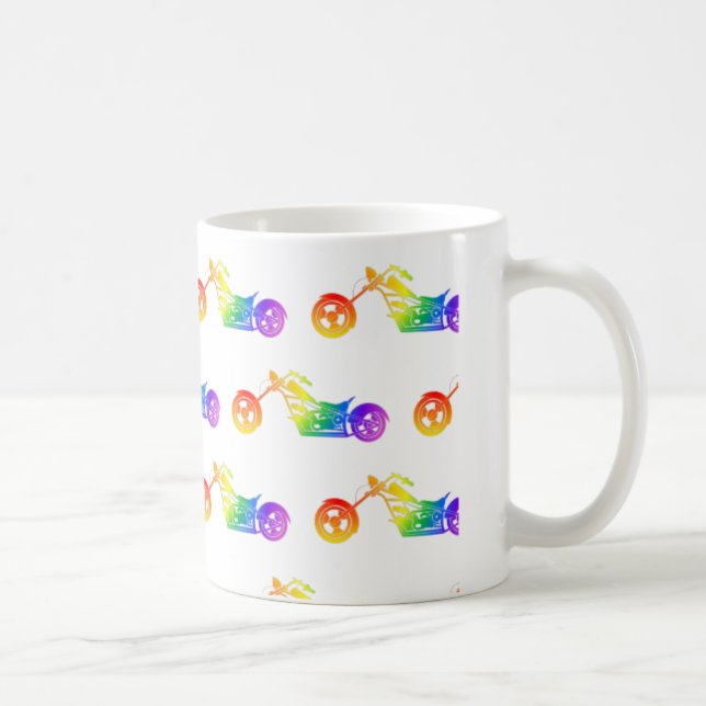 Caneca De Café Arco-Íris Mortociclo (Direita)