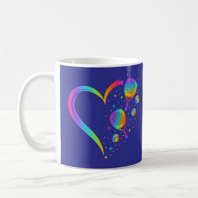 Caneca De Café Arco-íris Padel (Esquerda)