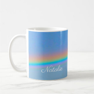 Caneca De Café Arco-íris real natural personalizado