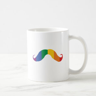 Caneca De Café Arco-íris Stache .png