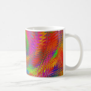 Caneca De Café Arco-íris Tecido