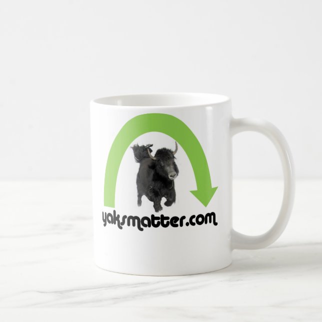 Caneca De Café arco-íris verde (Direita)