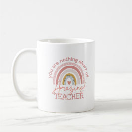 Caneca De Café ARCO-ÍRIS Você É Incrível PROFESSOR TREINADOR CAPI