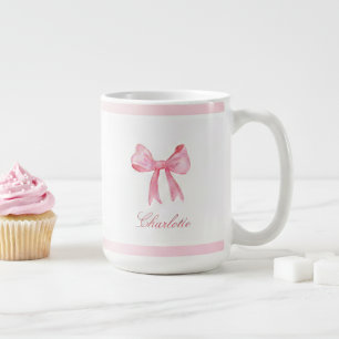Caneca De Café Arco Rosa Coquette