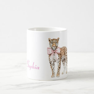 Caneca De Café Arco rosa-leopardo