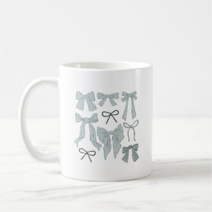 Caneca De Café Arcos brancos azuis