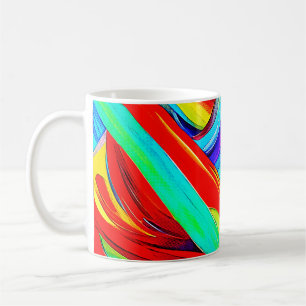 Caneca De Café Arcos Coloridos do Arco-Íris 1108