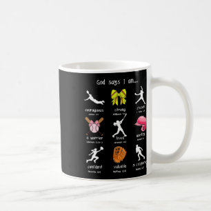 Caneca De Café Arcos Deus Diz Eu Sou Cristão Softll Meninas Versí