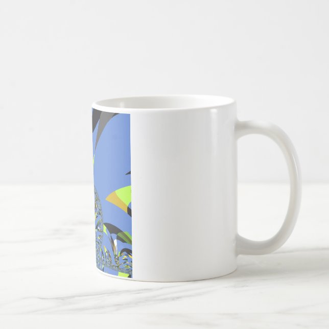 Caneca De Café Arcos legal com Esferas Fractais Design de Arte (Direita)