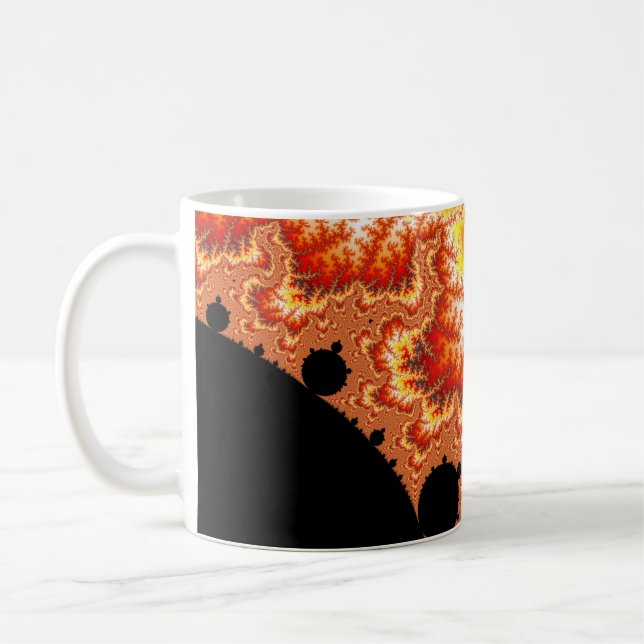 Caneca De Café Ardor Sun - Fractal (Esquerda)