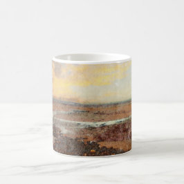 Caneca De Café Ardrossan Beach Sunset Watercolour