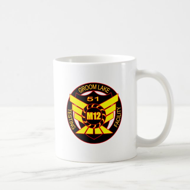 Caneca De Café Área 51 12 majestosos (Direita)
