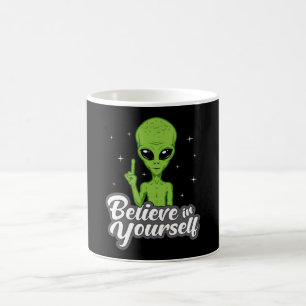 Caneca De Café Área De Cabeça De Alienígena 51 Ufo Aliens Espa