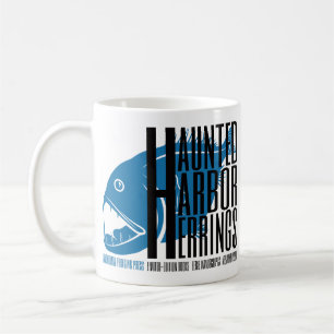 Caneca De Café Arenques Harbour Assaltados Impressão