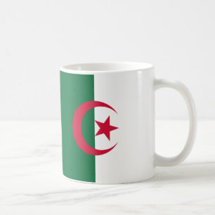 Caneca De Café Argélia Flag Cerâmica Mug