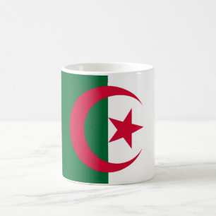 Caneca De Café Argélia Flag Mug