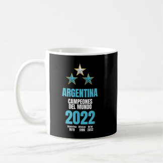 Caneca De Café Argentina Campeones del Mundo 2023