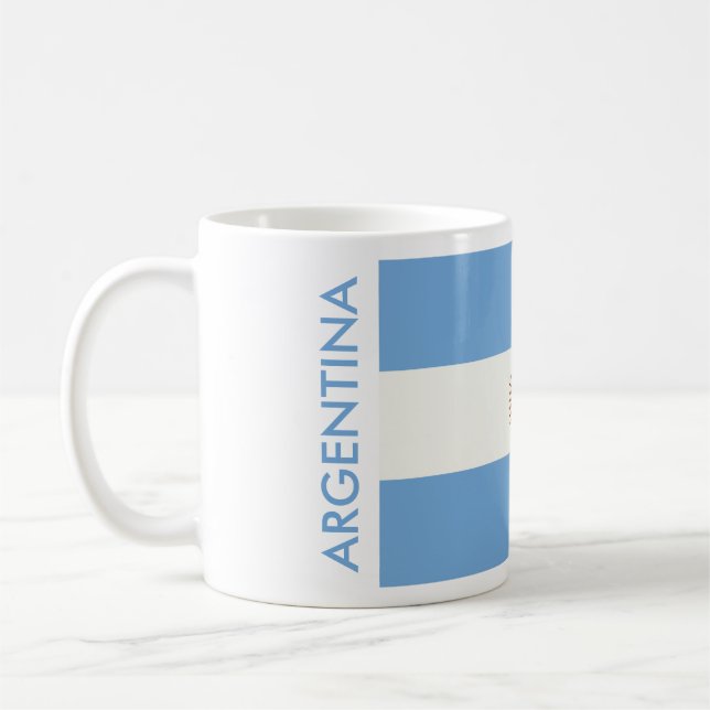 CANECA DE CAFÉ ARGENTINA FLAG (Esquerda)