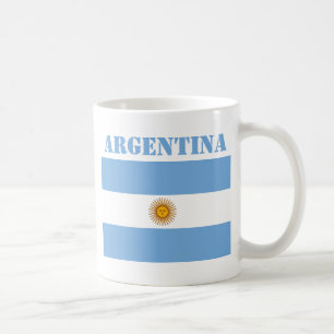 Caneca De Café Argentina Flag Shobolas Futebol Argentino
