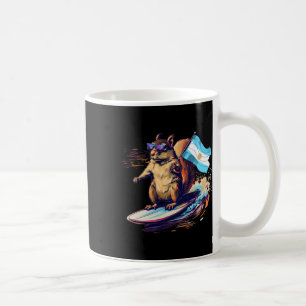Caneca De Café Argentino Esquilo Surfando Raízes Argentinas Argen