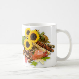 Caneca De Café Argumento Floral do outono