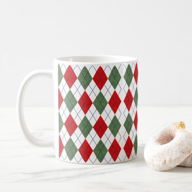 Caneca De Café Argyle Natal (Com Donut)