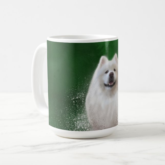 Caneca De Café Ari, a coleção Samoyed (Frente Esquerda)