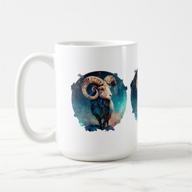 Caneca De Café Aries Ram (Esquerda)