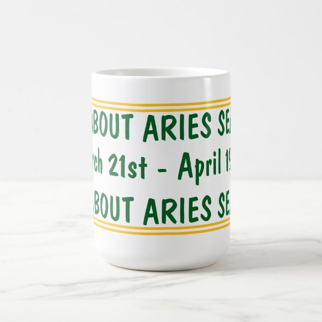 Caneca De Café Aries Season (Centro)