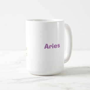 Caneca De Café Aries Shady Zodiac Funny