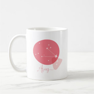 Caneca De Café Aries - Sinal Zodiac