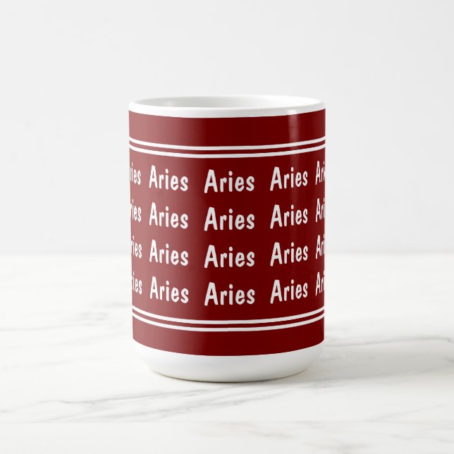 Caneca De Café Aries Vibes (Centro)
