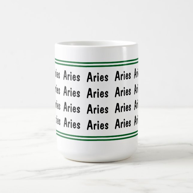 Caneca De Café Aries Vibes (Centro)