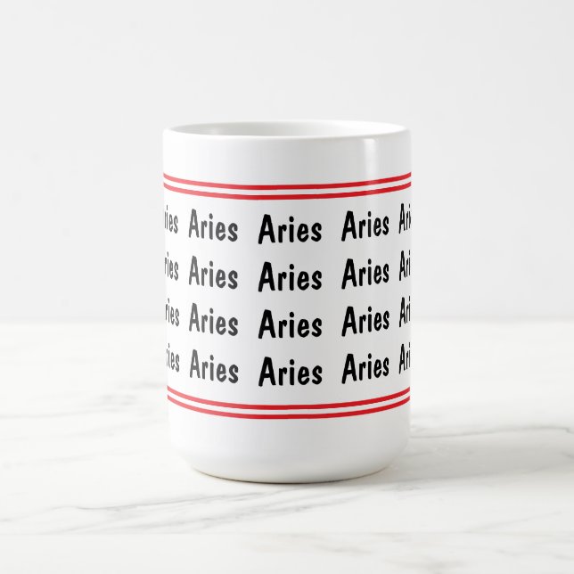 Caneca De Café Aries Vibes (Centro)