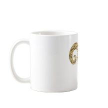 Aries Zodiac - Tribal Dourado