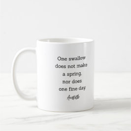 Caneca De Café Aristotle Spring Quote Decor For Home 