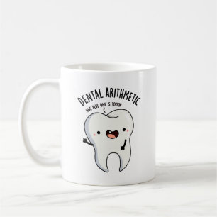 Caneca De Café Aritmética dentária engraçada