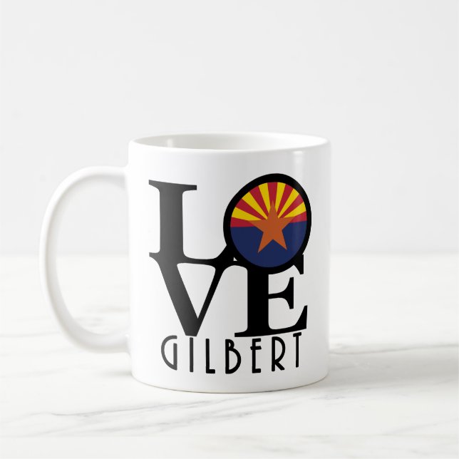 Caneca De Café ARIZONA 11oz do AMOR Gilbert (Esquerda)