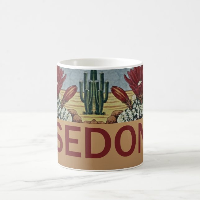 Caneca De Café Arizona e cacto de Sedona (Centro)