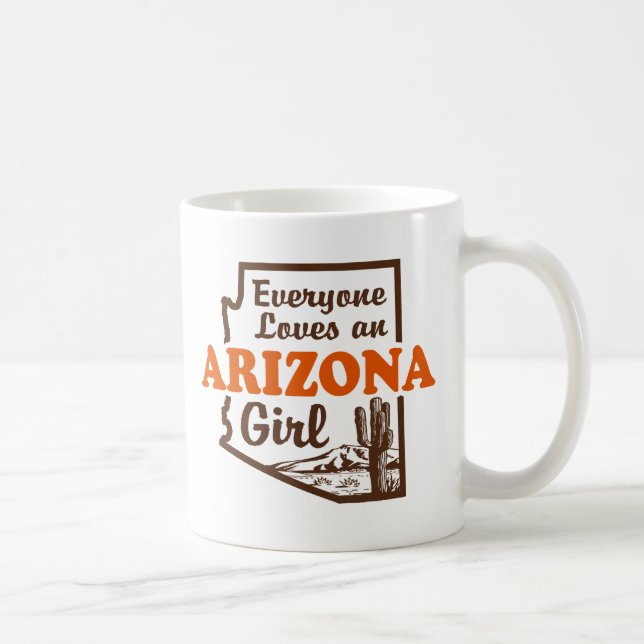 Caneca De Café Arizona Girl (Direita)