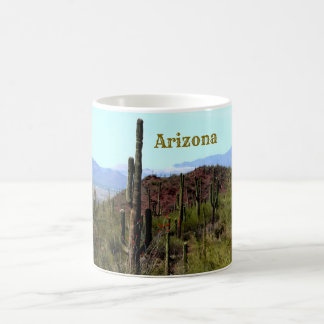 Caneca De Café Arizona saguaro mountain landscape 