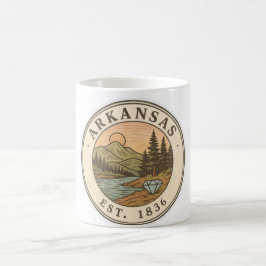 Caneca De Café Arkansas - 1836 Mug