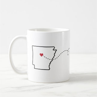 Caneca De Café Arkansas para Oregon - Heart2Heart Coffee Mug