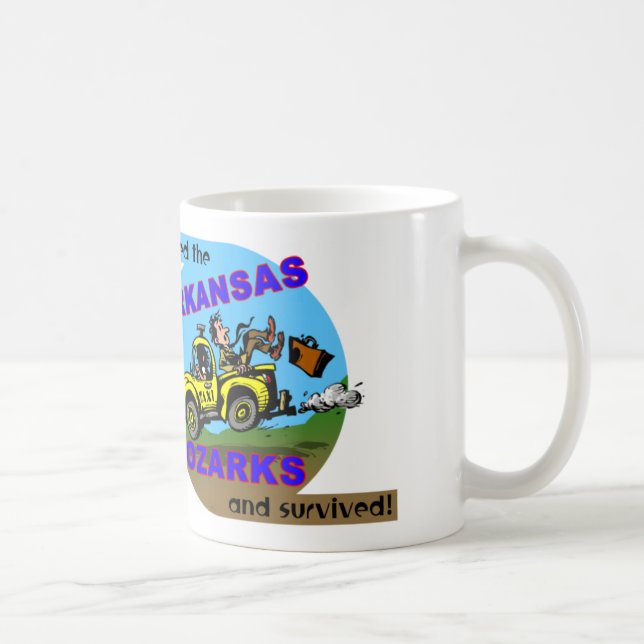 Caneca De Café Arkansas/visitante/sobrevivente de Ozark (Direita)