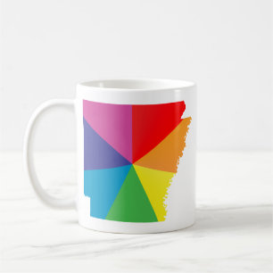 Caneca De Café ArkKansas listrado.