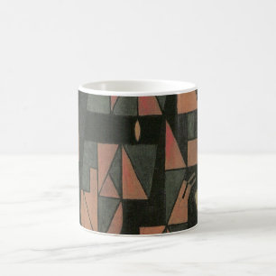 Caneca De Café Arlequim por Juan Gris, Arte Cubista Vintage