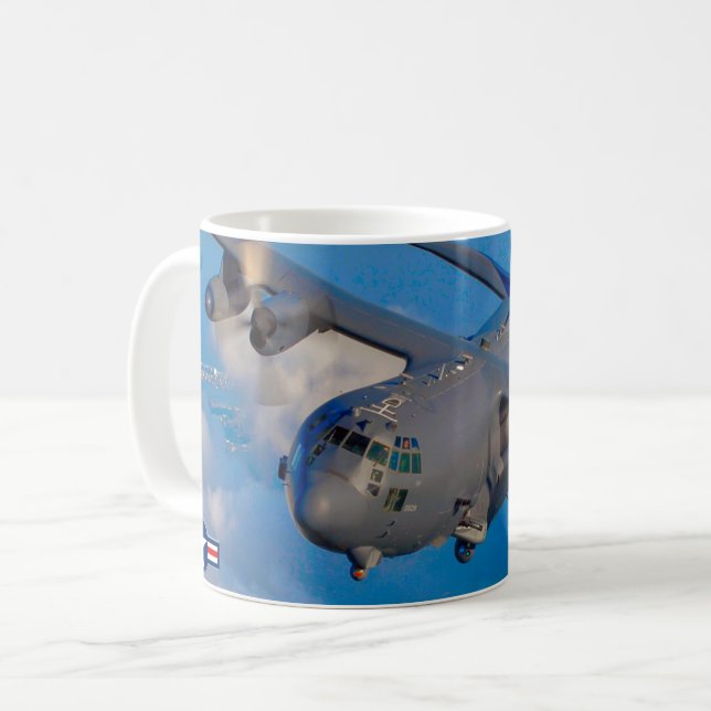 CANECA DE CAFÉ ARMADILHA DE PONTA AC-130U (Frente Esquerda)