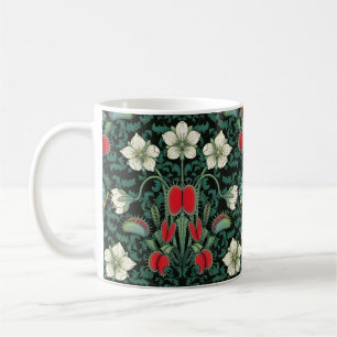 Caneca De Café Armadilha de Vênus e Borboleta Azul