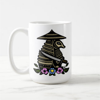 Caneca De Café Armadillo Samurai