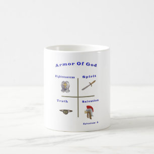 Caneca De Café Armadura de Deus